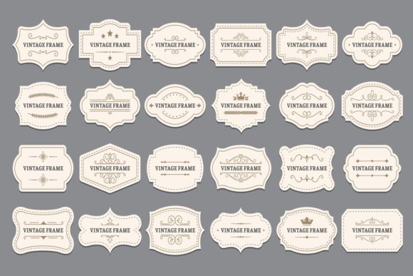 Download Ornamental Label Frames - Ornament Collection