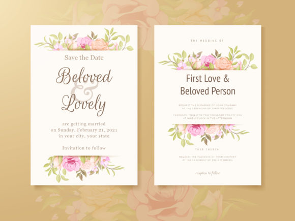 Download Wedding Invitation Card Flower Design - Wedding Collection