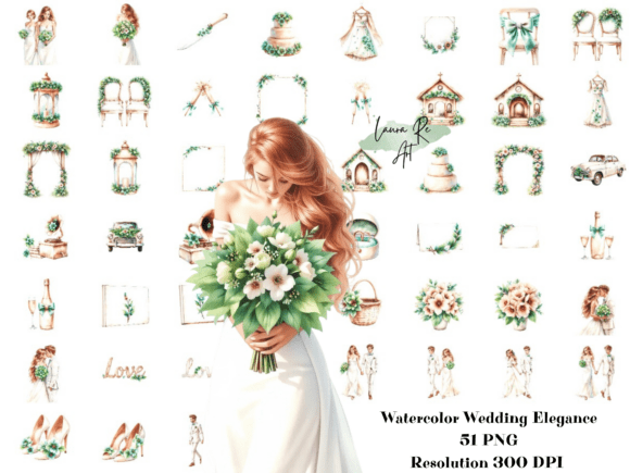Download Watercolor Wedding Elegance - Wedding Collection