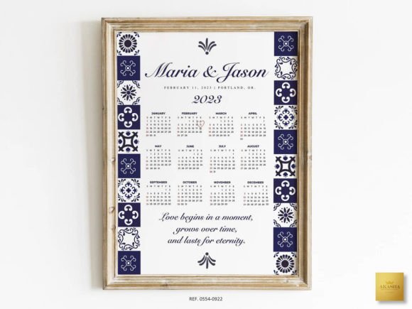 Download Mexican Theme Wedding Calendar Template - Wedding Collection