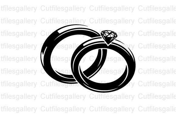 Download Couple Wedding Ring SVG, Marriage Rings - Wedding Collection
